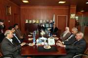 دیدار ریاست دانشگاه با هیئت عراقی متشکل از روسای برد پزشکی و دانشکده دندان پزشکی المستنصریه 